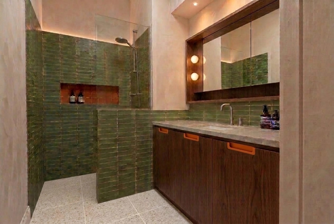 Bathroom interior in no_style style — photo by GenRoom AI