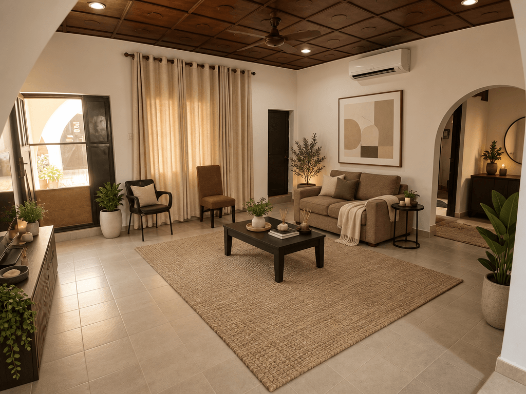 Interior design in Minimalism style — Living Room by GenRoom AI