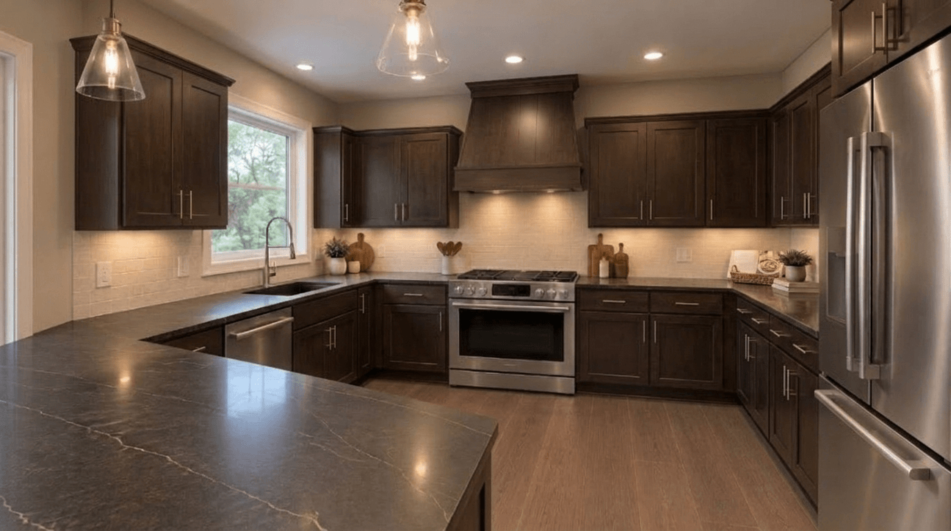 Kitchen interior in no_style style — photo by GenRoom AI