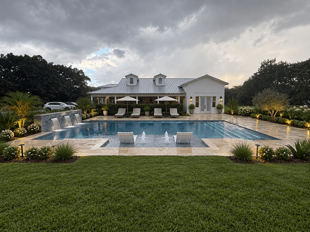 Yard design in no_style style — photo by GenRoom AI