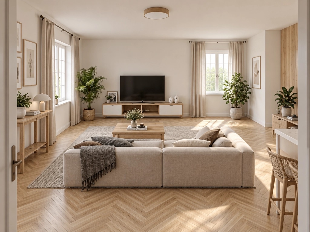 Scandinavian Living Room design — interior photo by GenRoom AI