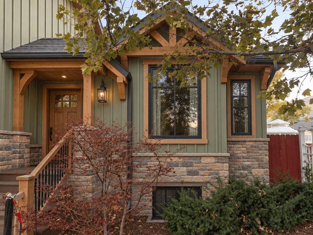 Chalet Facade الواجهة design — facade photo by GenRoom AI
