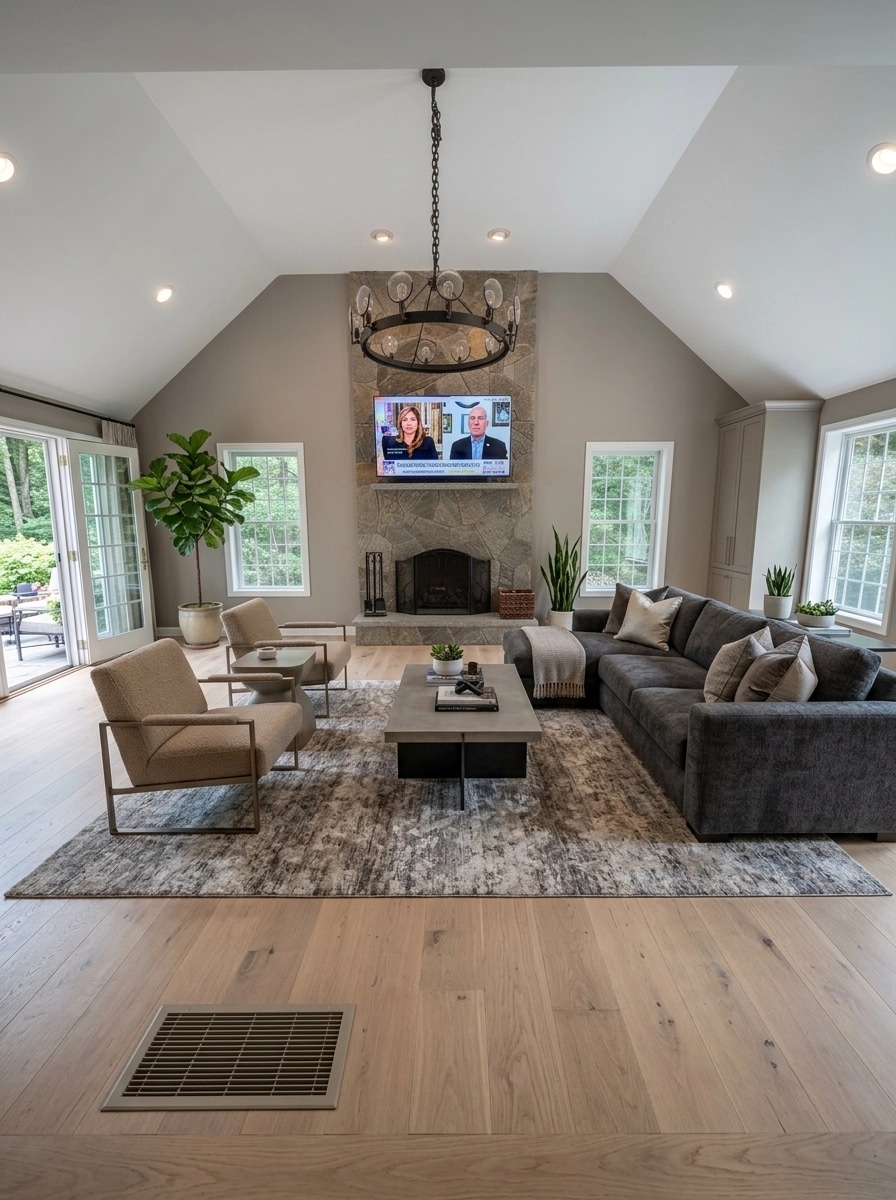 Interior design in Contemporary style — Living Room by GenRoom AI