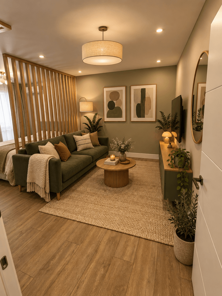 Interior design in Contemporary style — Living Room by GenRoom AI
