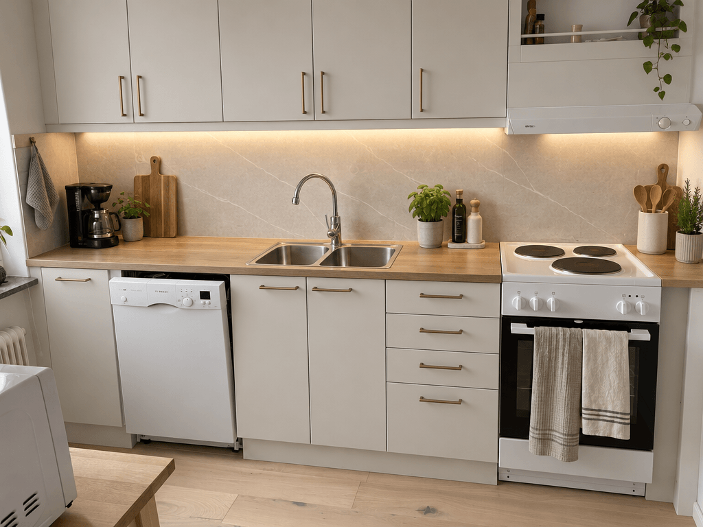 Interior design in Minimalism style — Kitchen by GenRoom AI