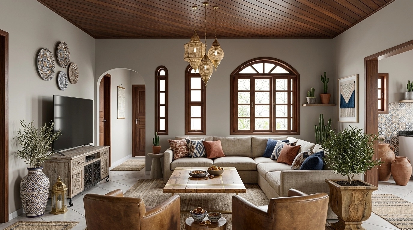 Interior design in Mediterranean style — Living Room by GenRoom AI