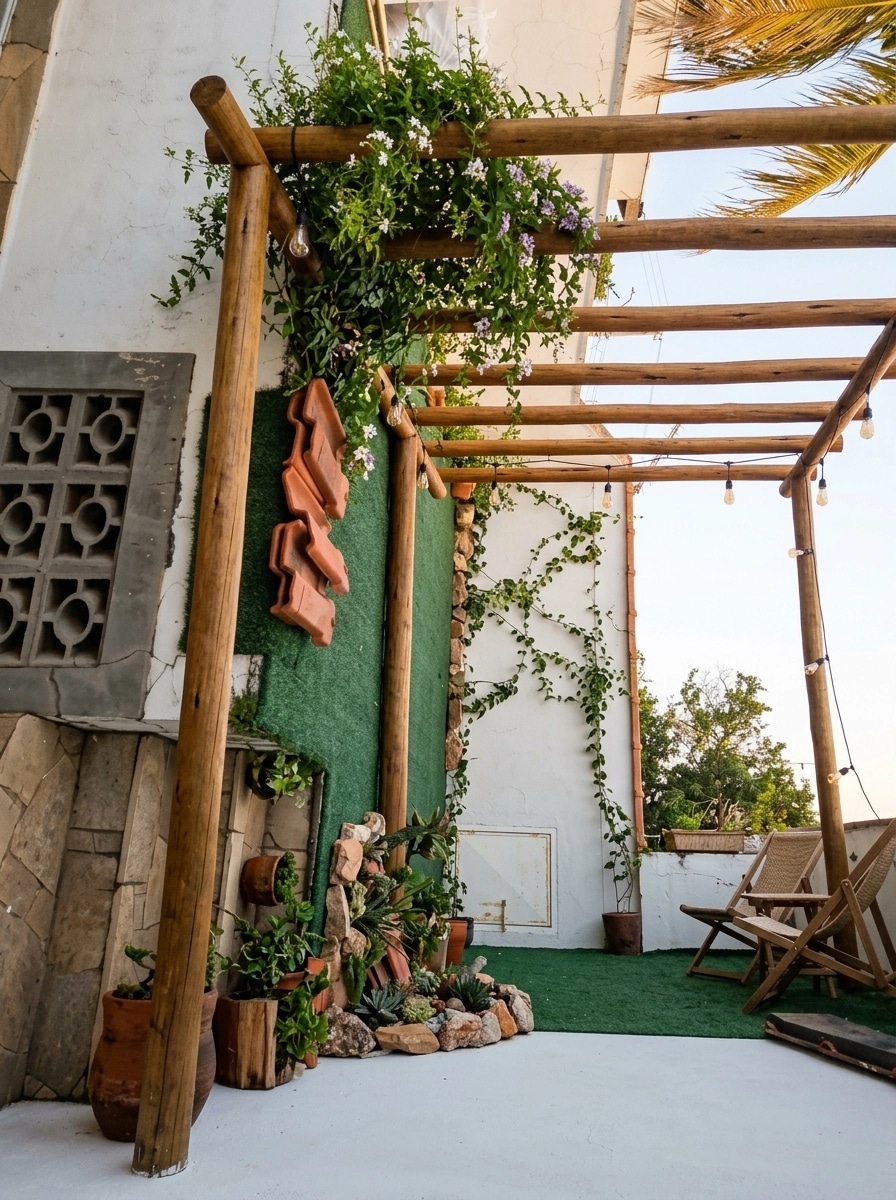 Yard design in no_style style — photo by GenRoom AI