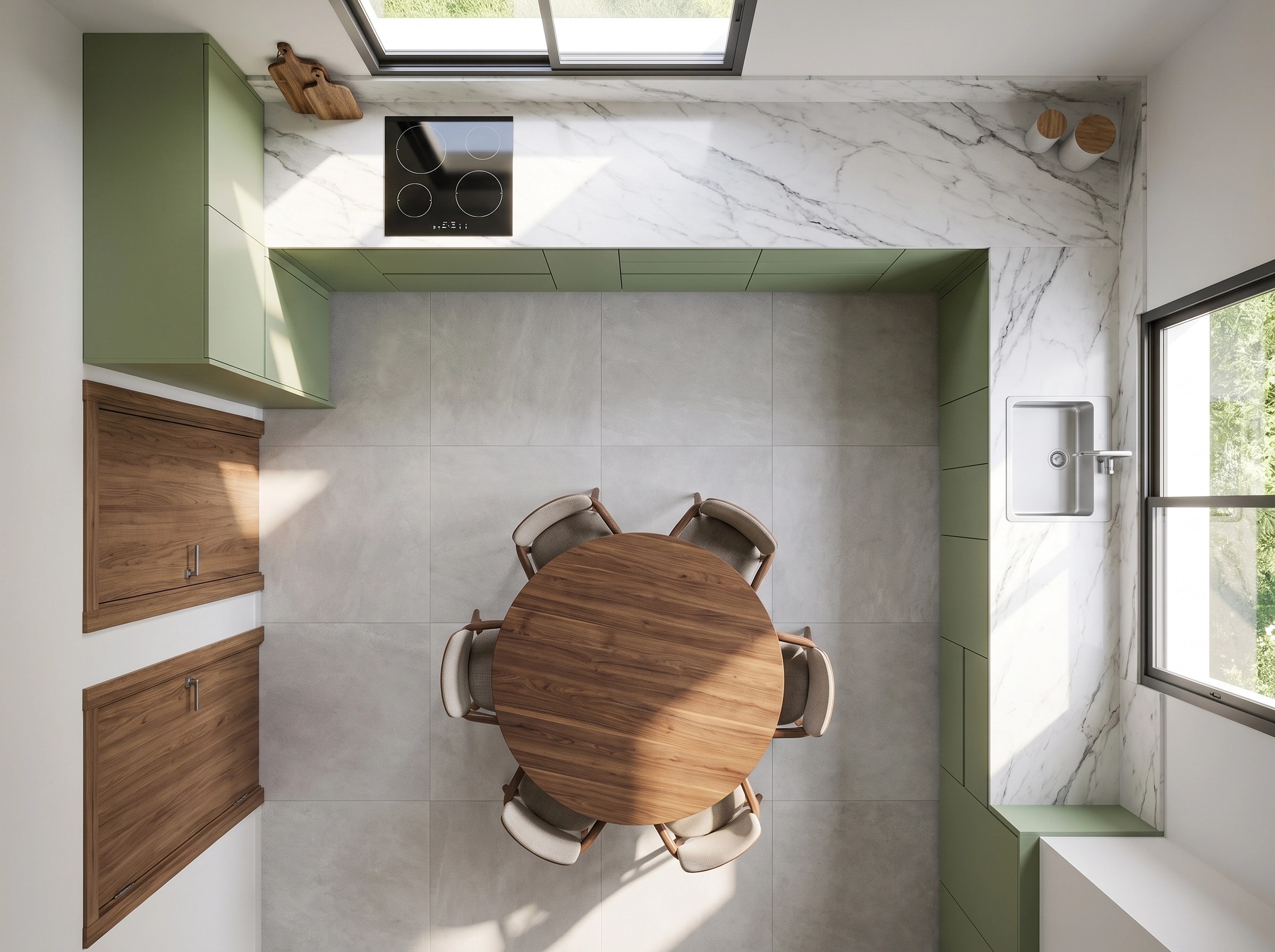 Interior design in Contemporary style — Living Room by GenRoom AI