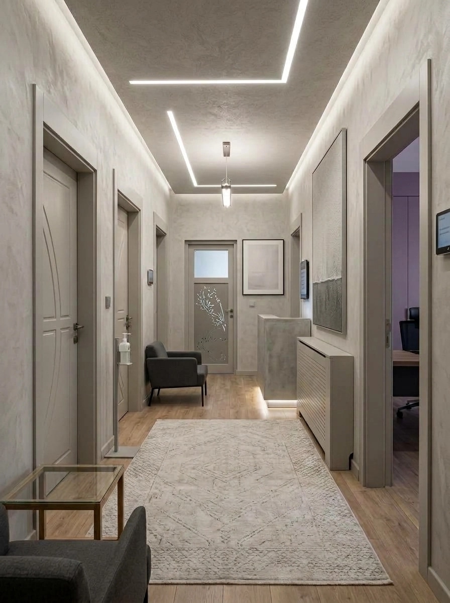 Interior design in Minimalism style — lobby by GenRoom AI