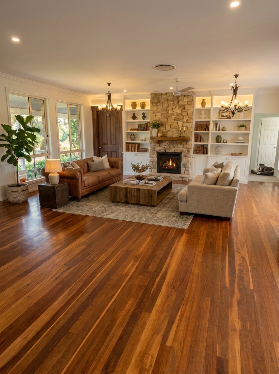Modern Farmhouse Living Room design — interior photo by GenRoom AI