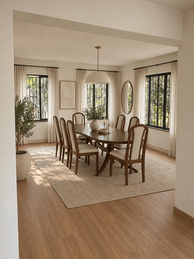 Reka bentuk dalaman dalam gaya Minimalism — dining_room oleh GenRoom AI