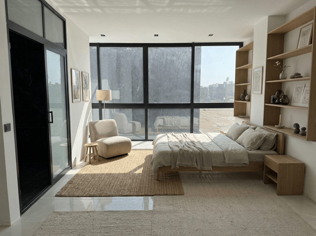 Interior design in Scandinavian style — Bedroom by GenRoom AI