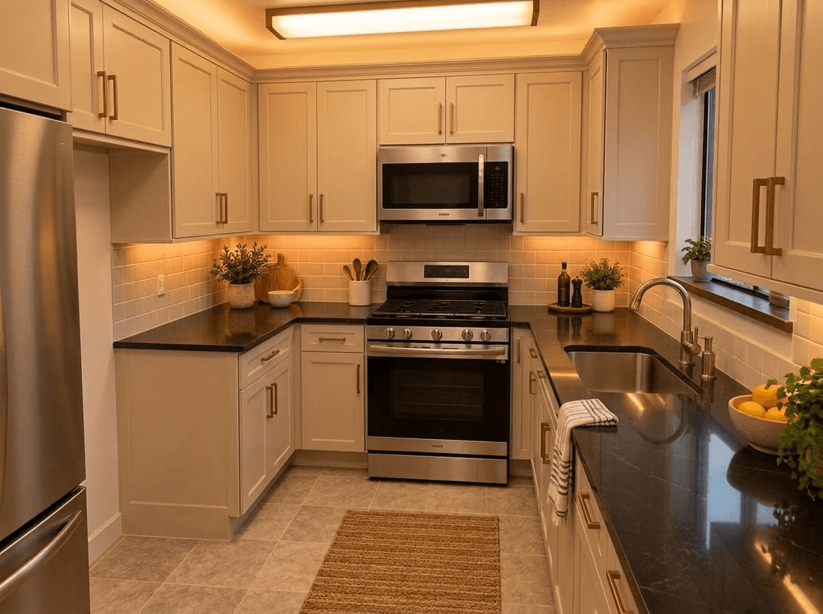 Kitchen interior in no_style style — photo by GenRoom AI