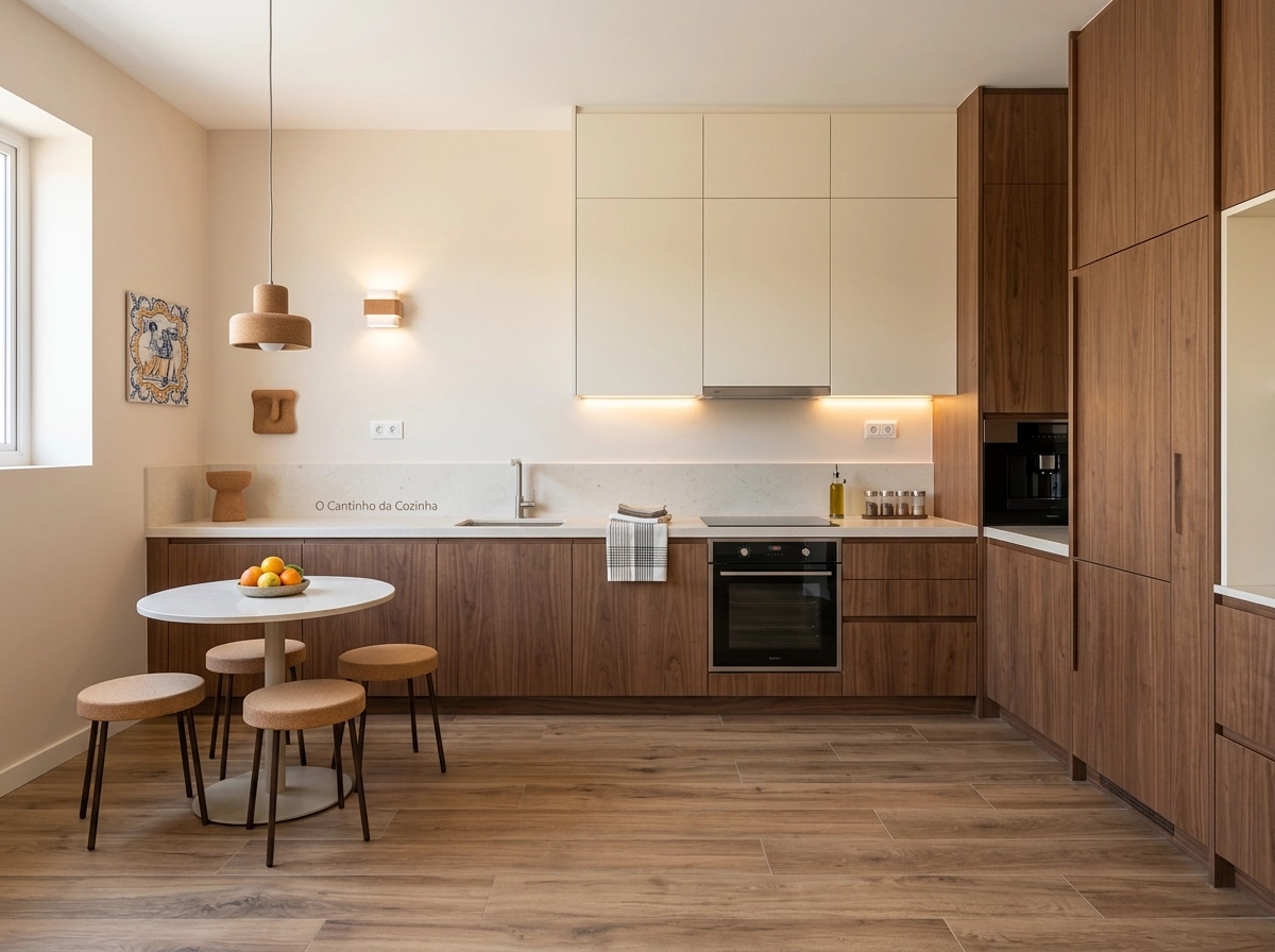 Interior design in Portuguese Modern style — Kitchen by GenRoom AI