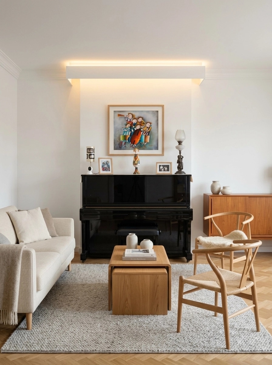 Scandinavian Living Room design — interior photo by GenRoom AI
