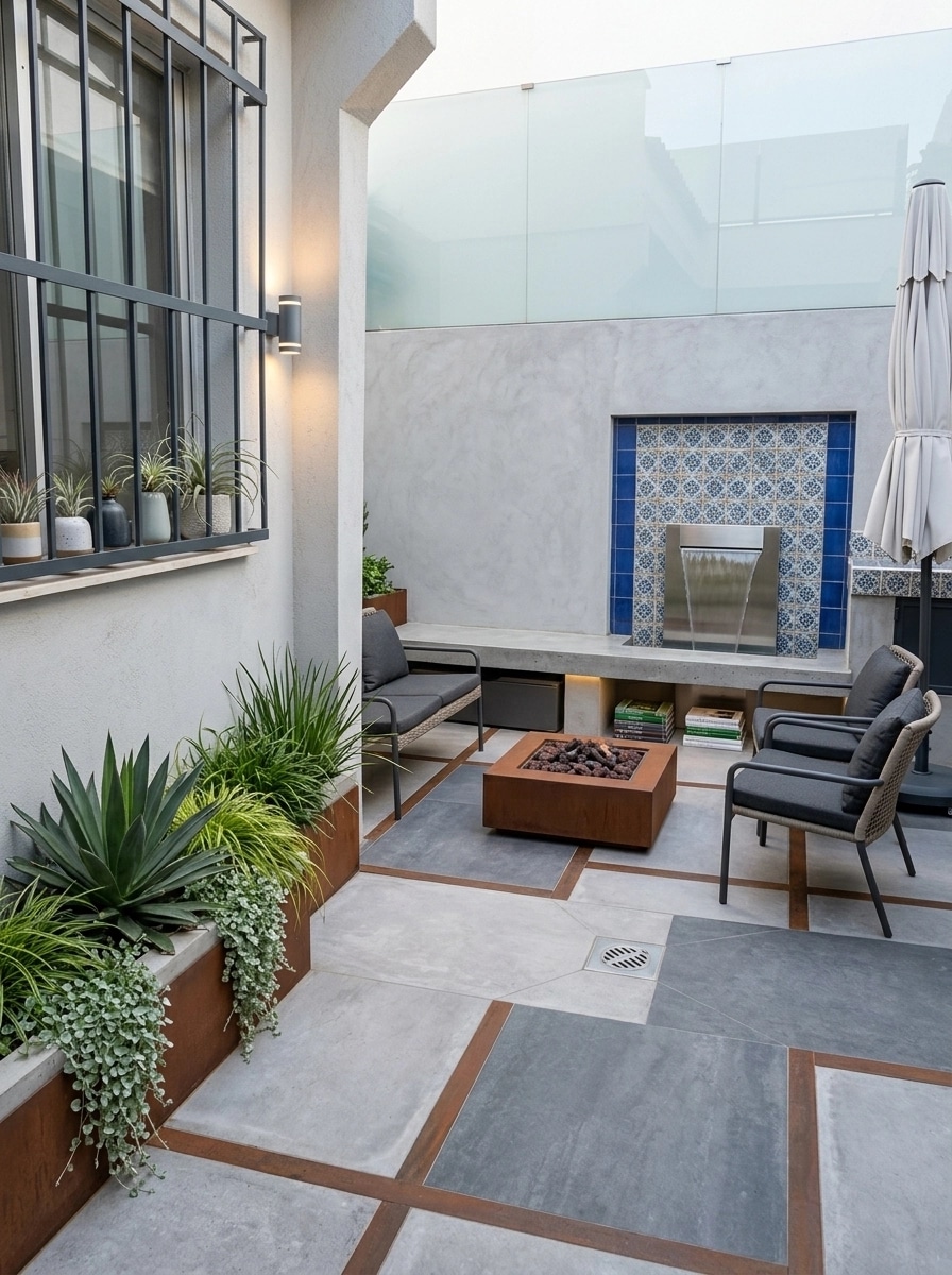 Landscape design in Contemporary Yard style — Yard by GenRoom AI