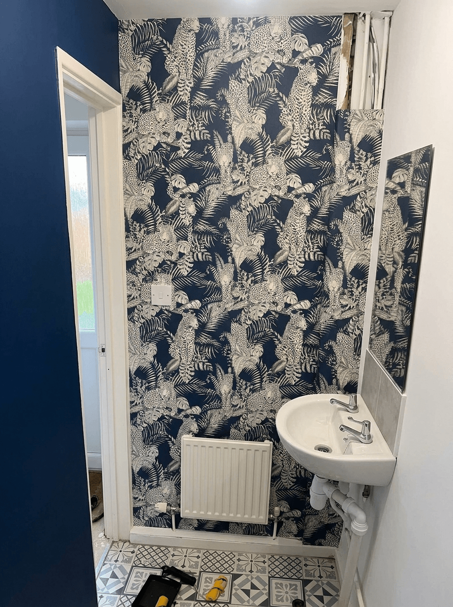 Bathroom interior in no_style style — photo by GenRoom AI