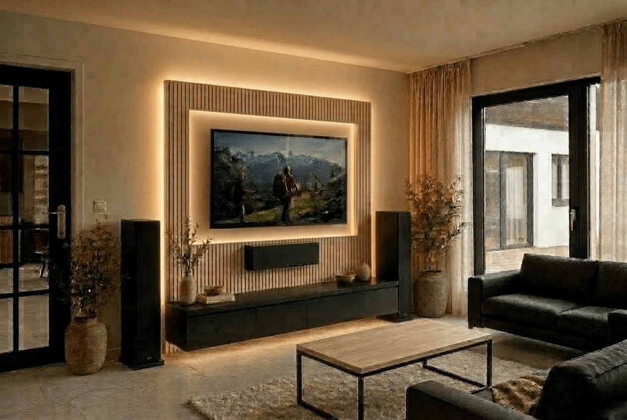 Interior design in Japandi style — Living Room by GenRoom AI