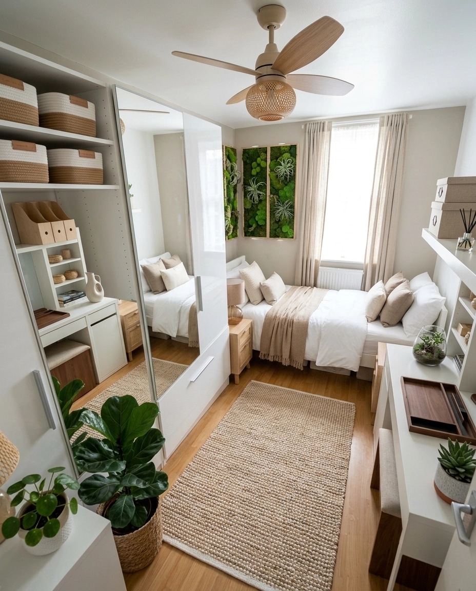 Biophilic Bedroom design — interior photo by GenRoom AI