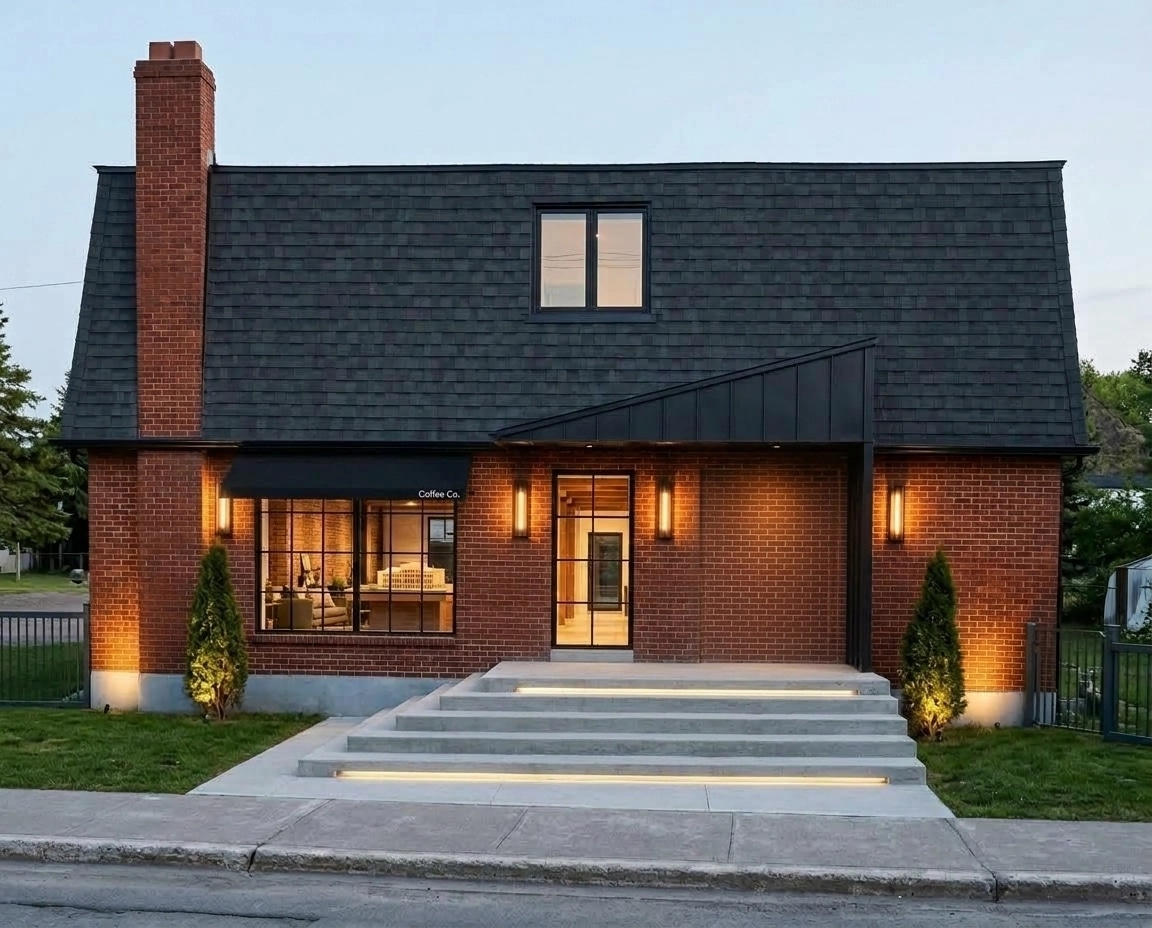 Facade design in Loft Facade style — Facade by GenRoom AI