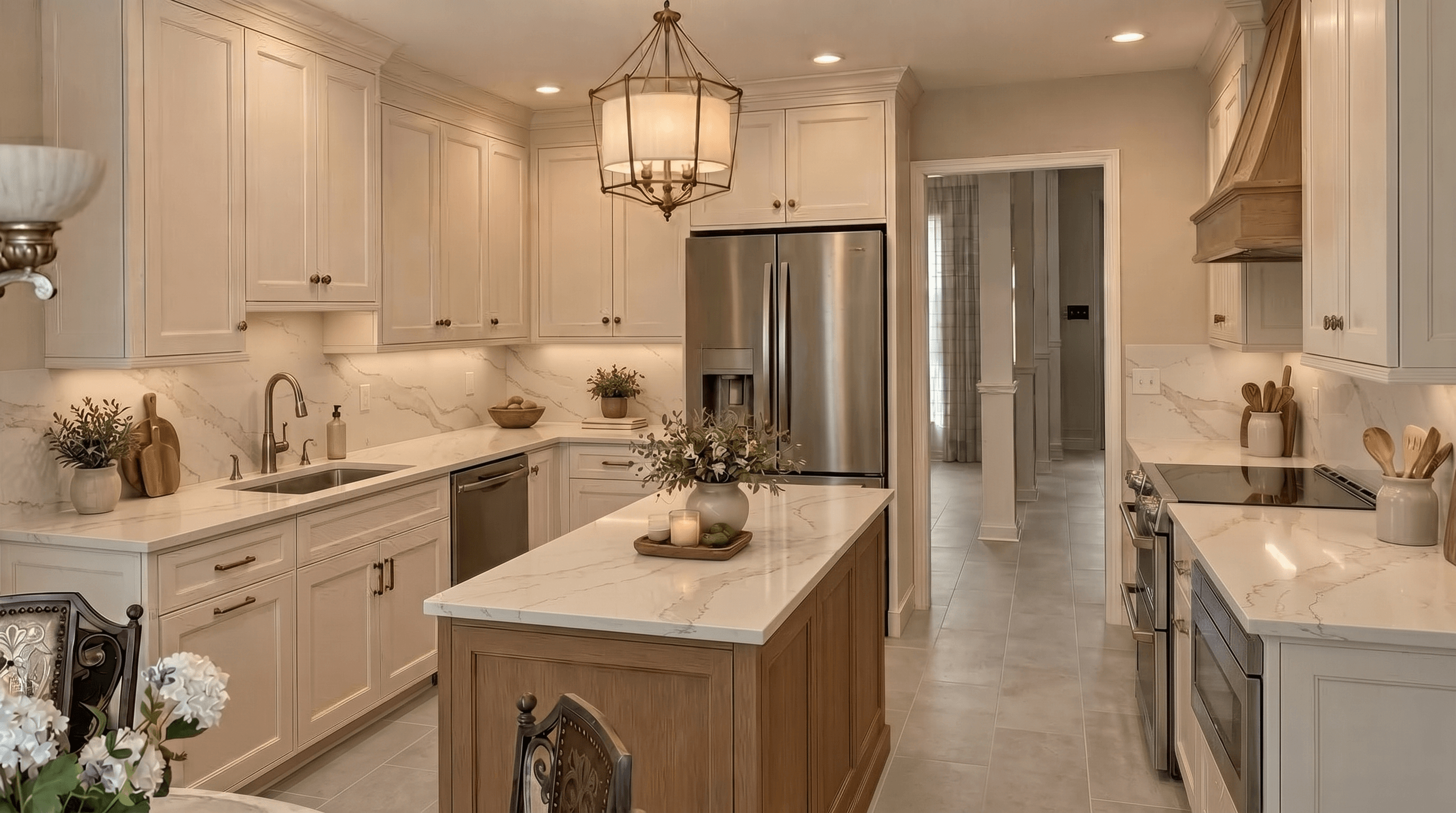 Kitchen interior in Classic style — photo by GenRoom AI