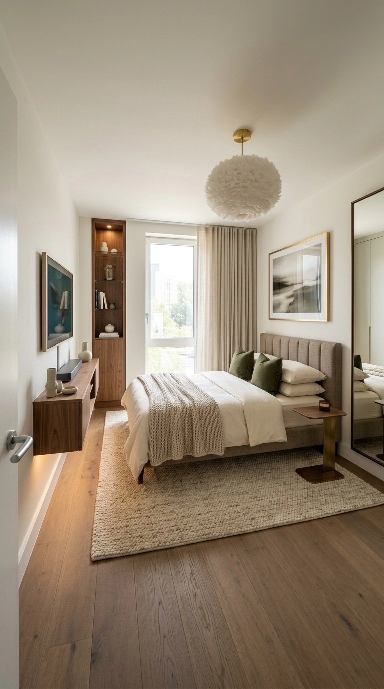 Contemporary Bedroom design — interior photo by GenRoom AI