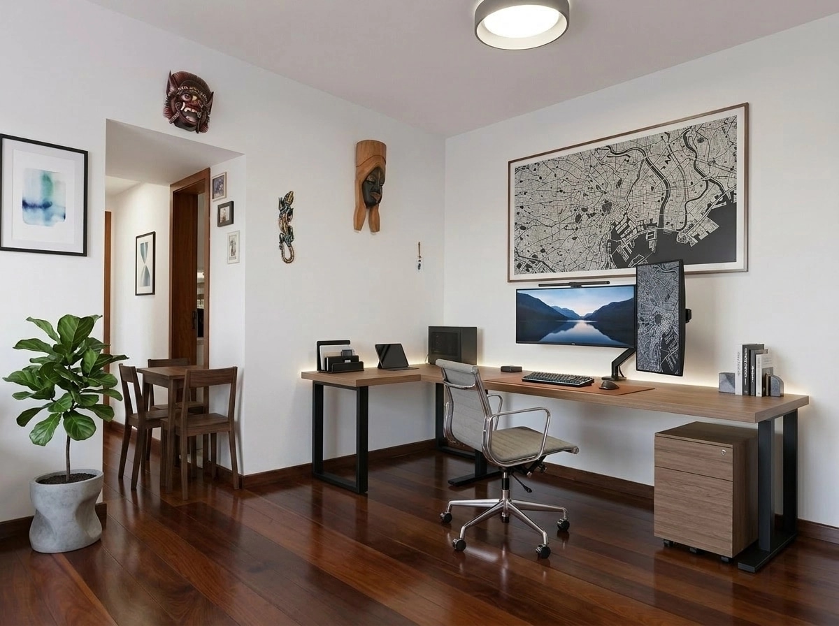 Interior design in Contemporary style — home_office by GenRoom AI