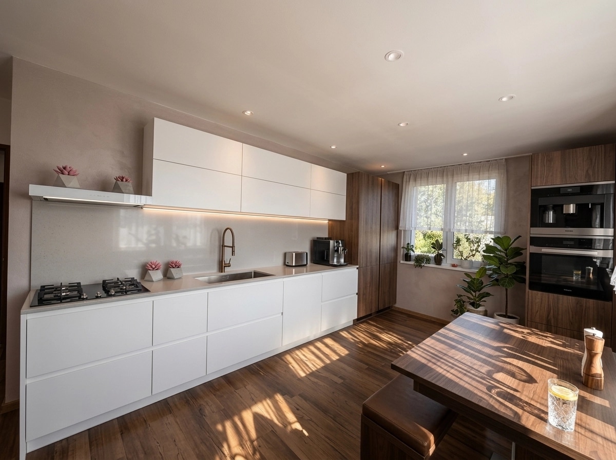 Kitchen interior in Contemporary style — photo by GenRoom AI