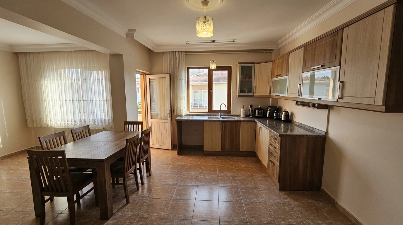 Kitchen interior in no_style style — photo by GenRoom AI