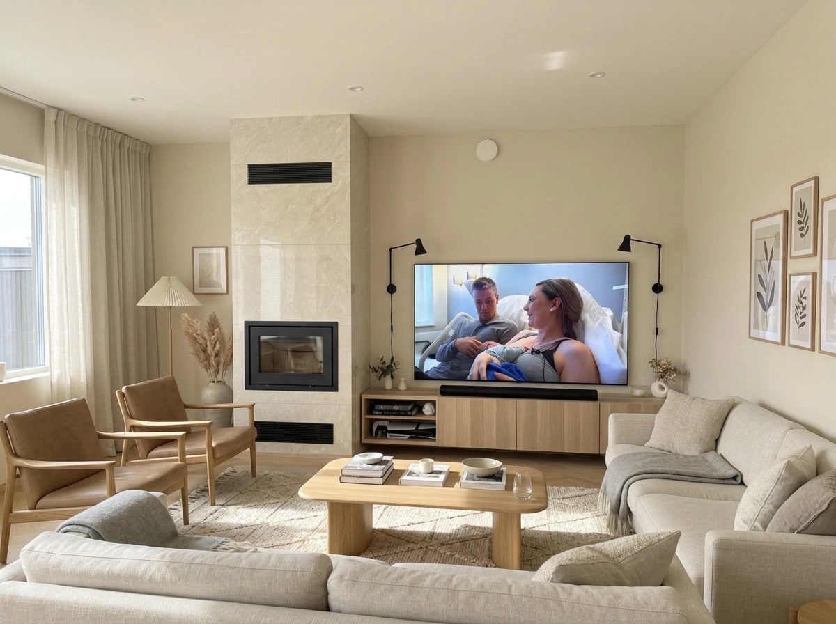 Scandinavian Living Room design — interior photo by GenRoom AI