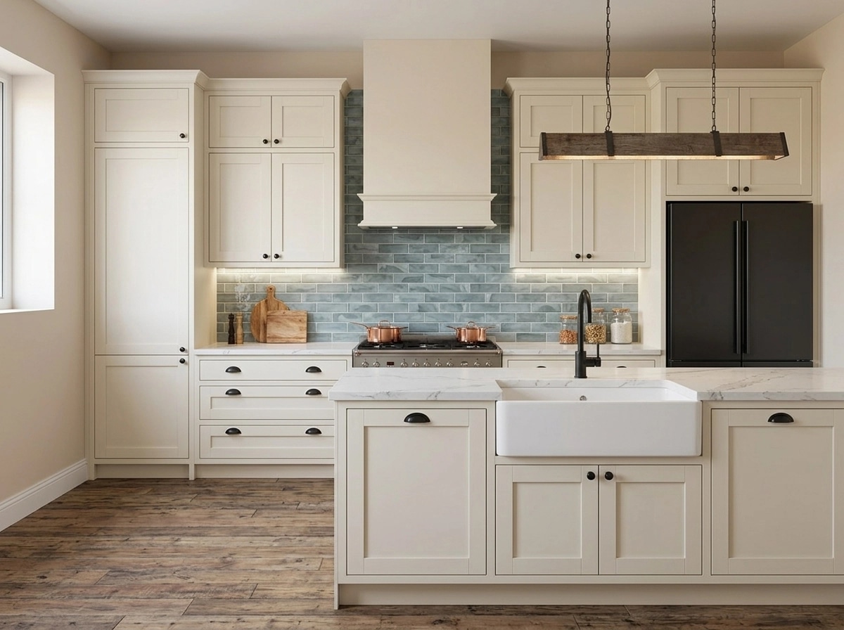 Modern Farmhouse Kitchen design — interior photo by GenRoom AI