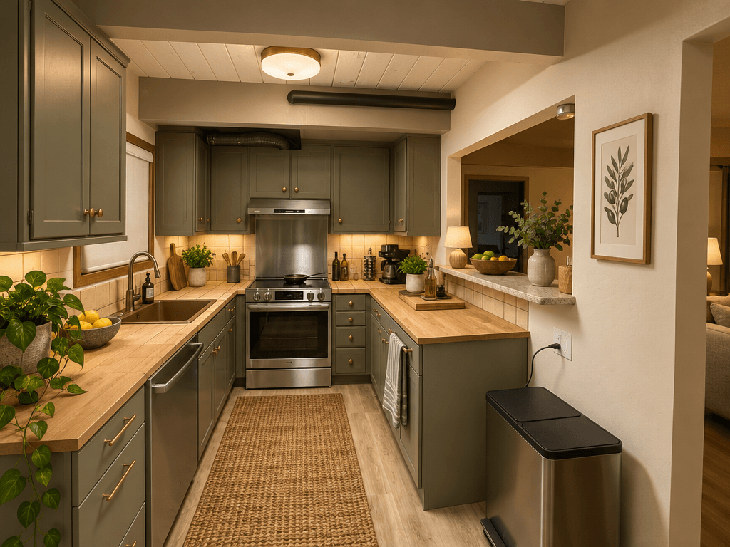Interior design in Contemporary style — Kitchen by GenRoom AI