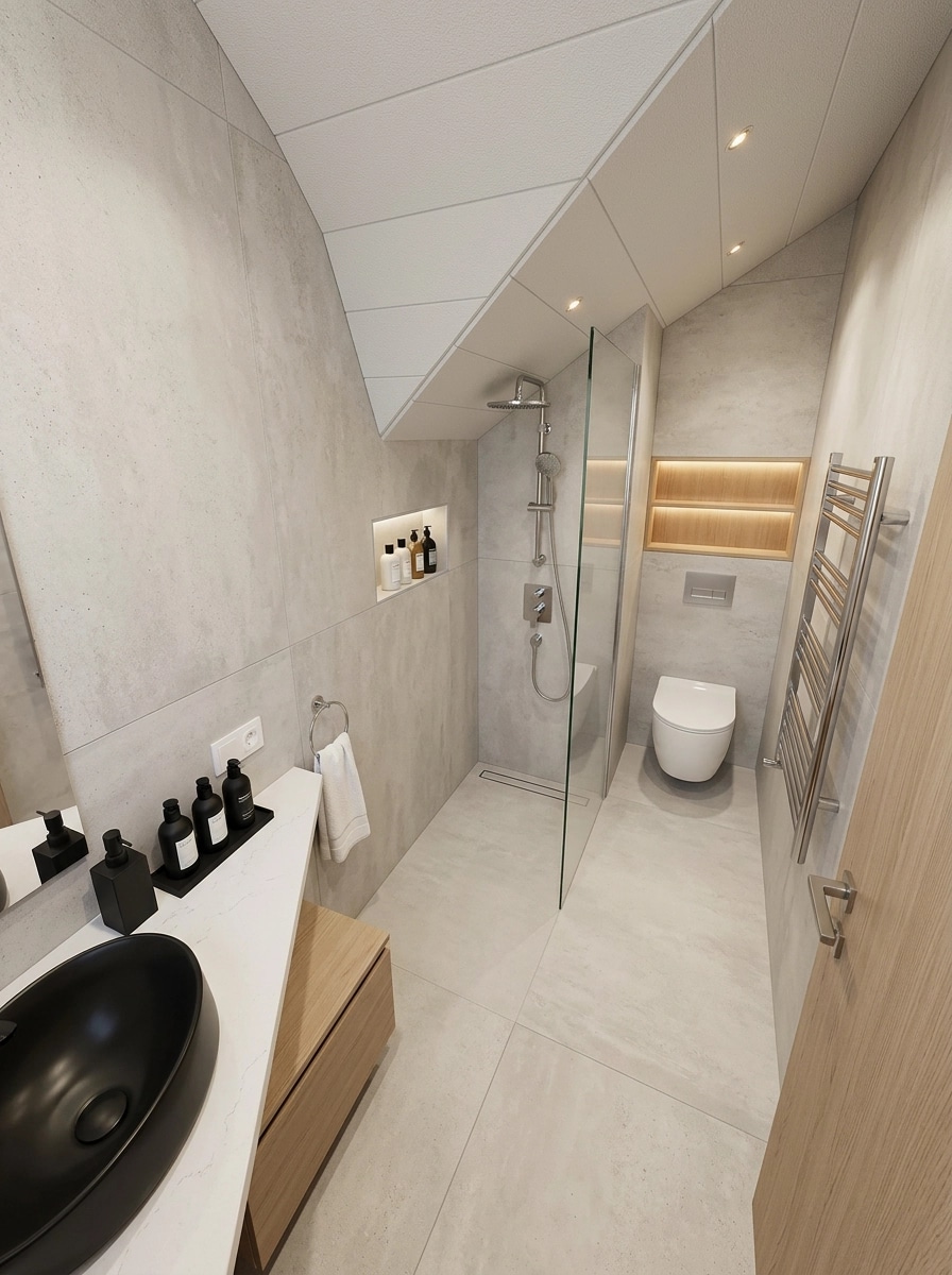 Bathroom interior in no_style style — photo by GenRoom AI