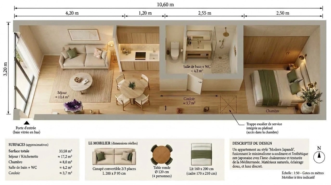 Design de interiores em estilo Mediterranean — Sala de Estar por GenRoom AI
