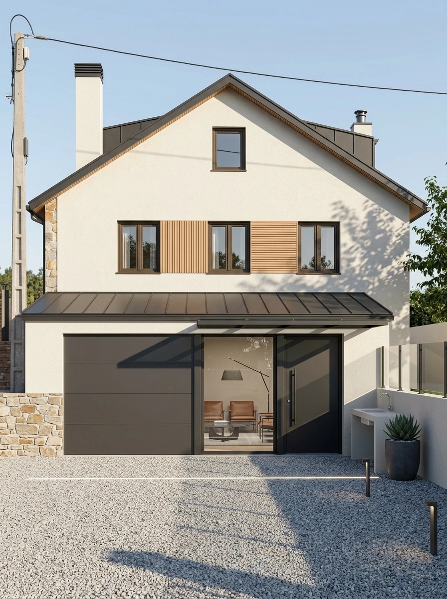 Contemporary Facade Facade design — facade photo by GenRoom AI