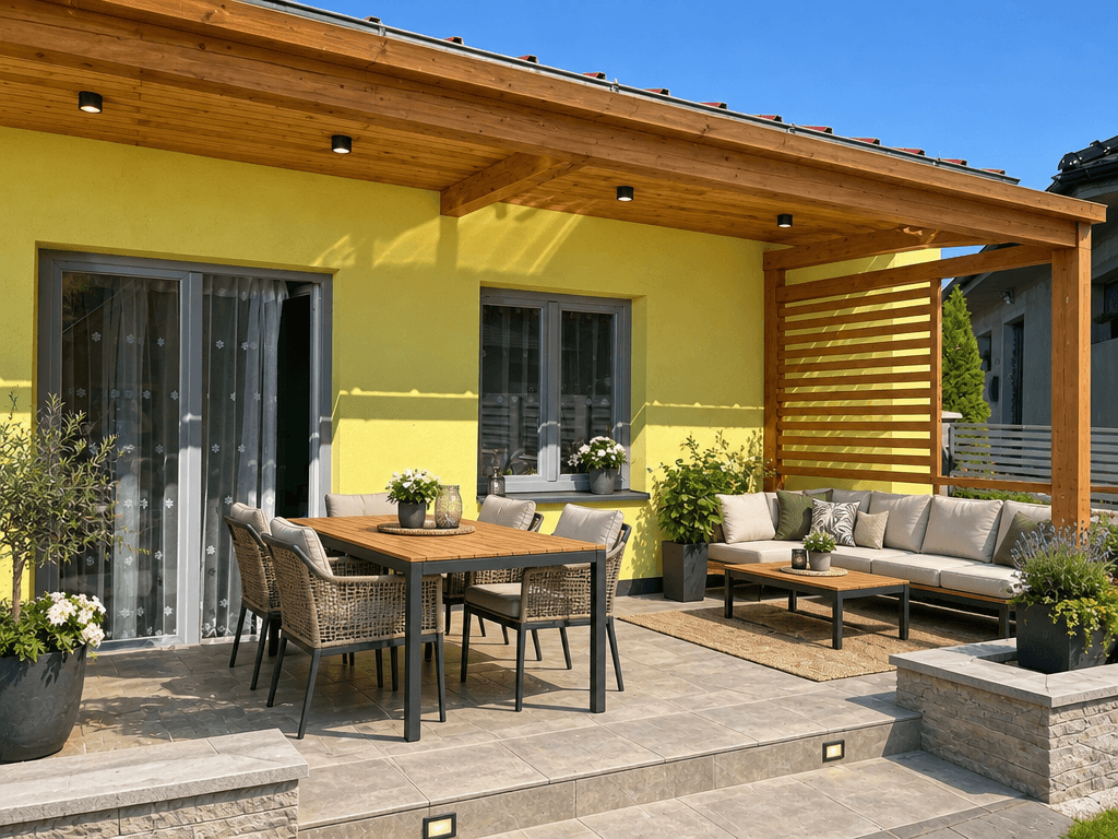 Yard design in no_style style — photo by GenRoom AI