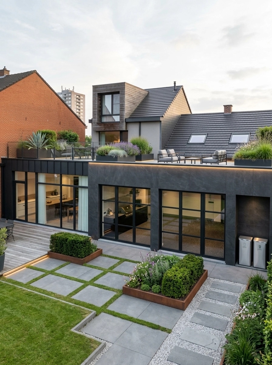 Contemporary Facade Facade design — facade photo by GenRoom AI