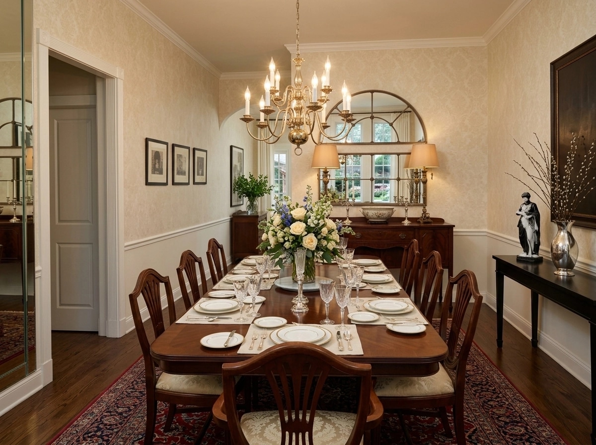 Interior design in Classic style — dining_room by GenRoom AI