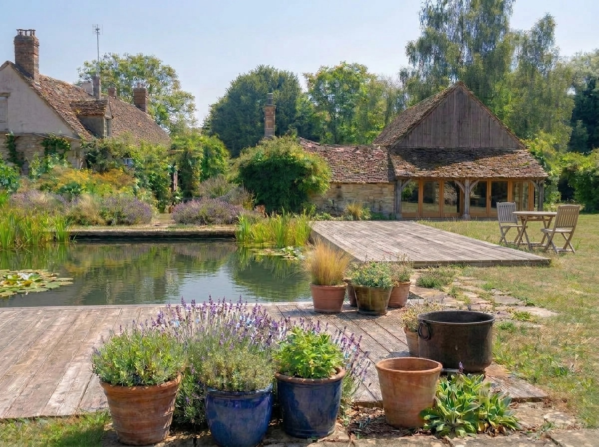 Landscape design in Eco Natural Garden style — Yard by GenRoom AI