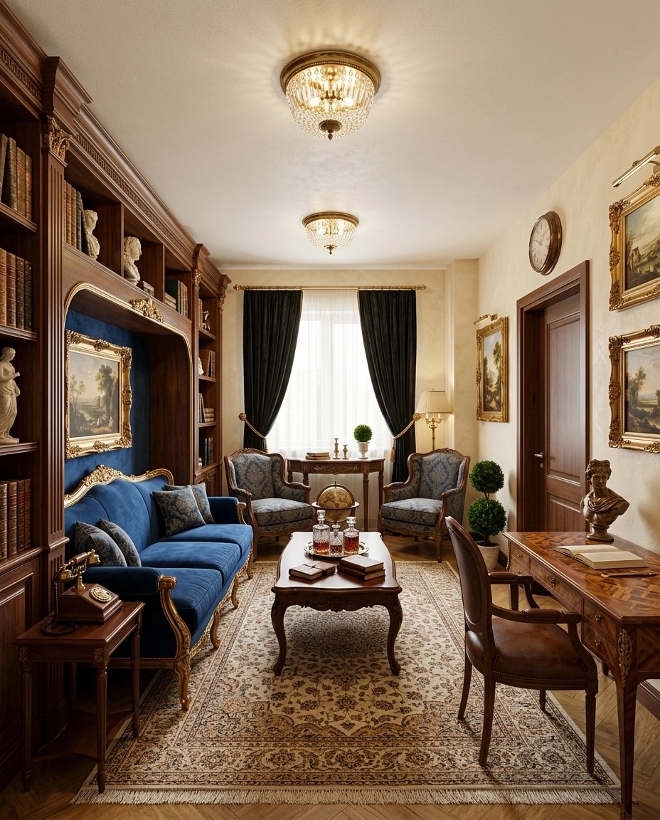 Interior design in Classic style — Living Room by GenRoom AI