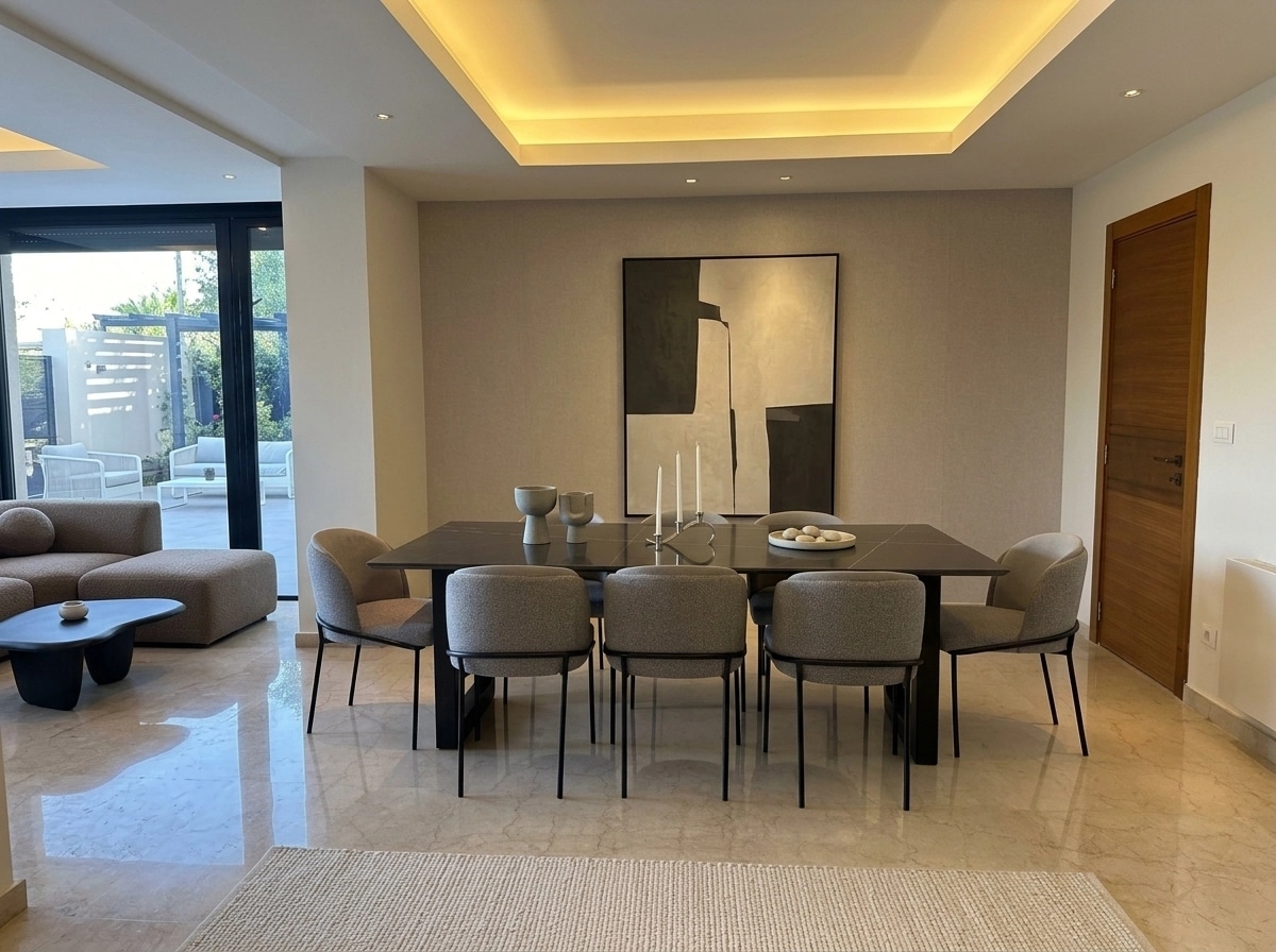 Interior design in Contemporary style — dining_room by GenRoom AI