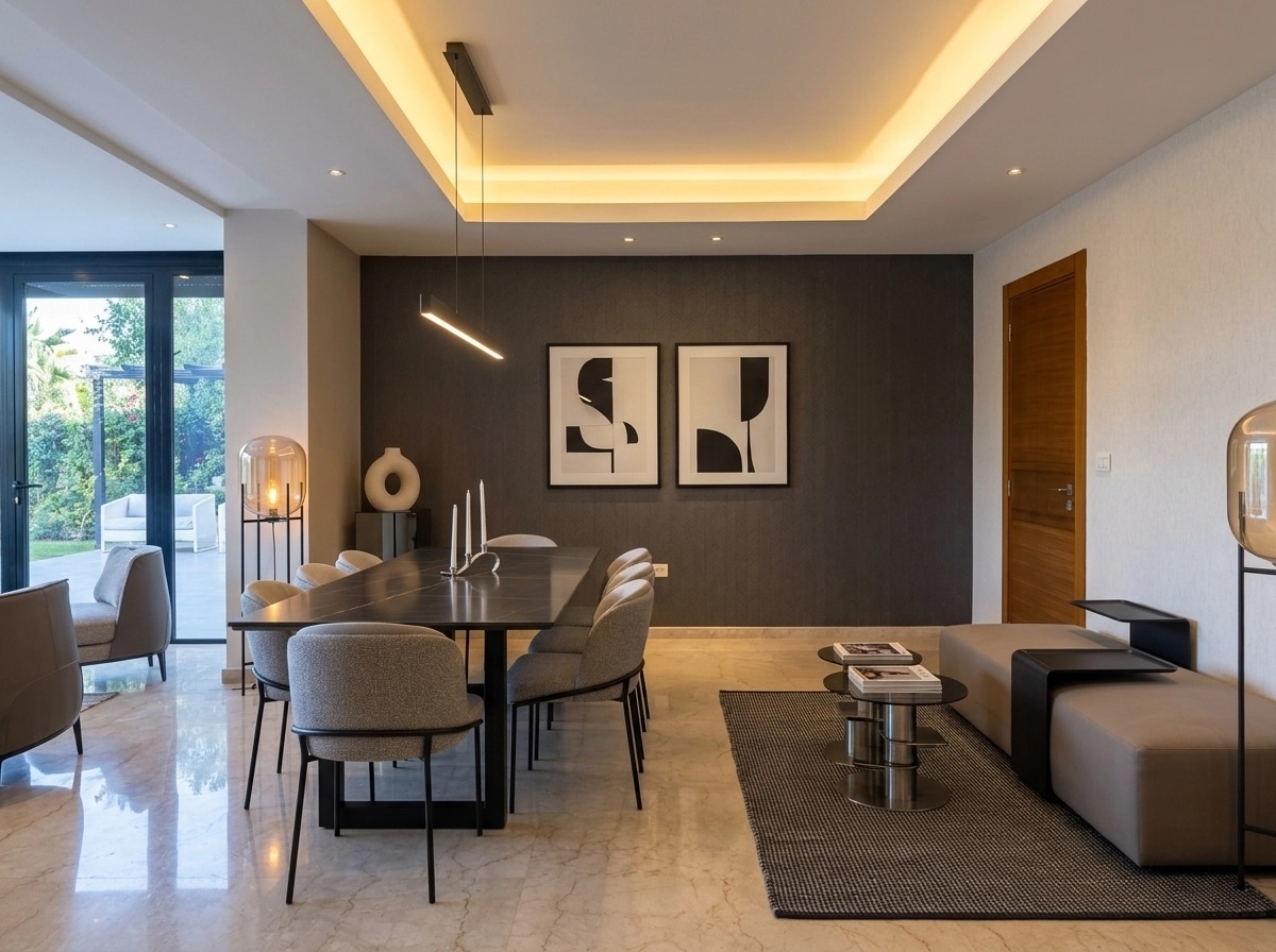 Interior design in Eclectic style — dining_room by GenRoom AI
