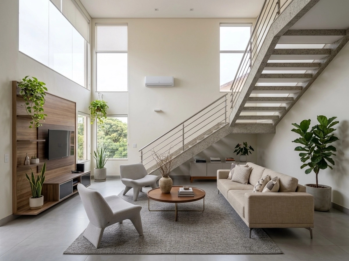 Minimalism Living Room design — interior photo by GenRoom AI