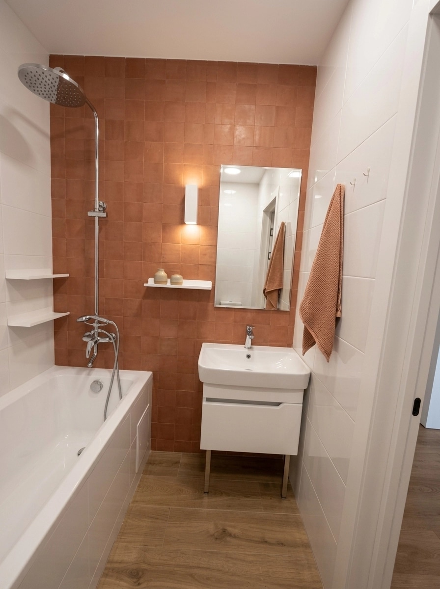 Interior design in Modern Farmhouse style — Bathroom by GenRoom AI