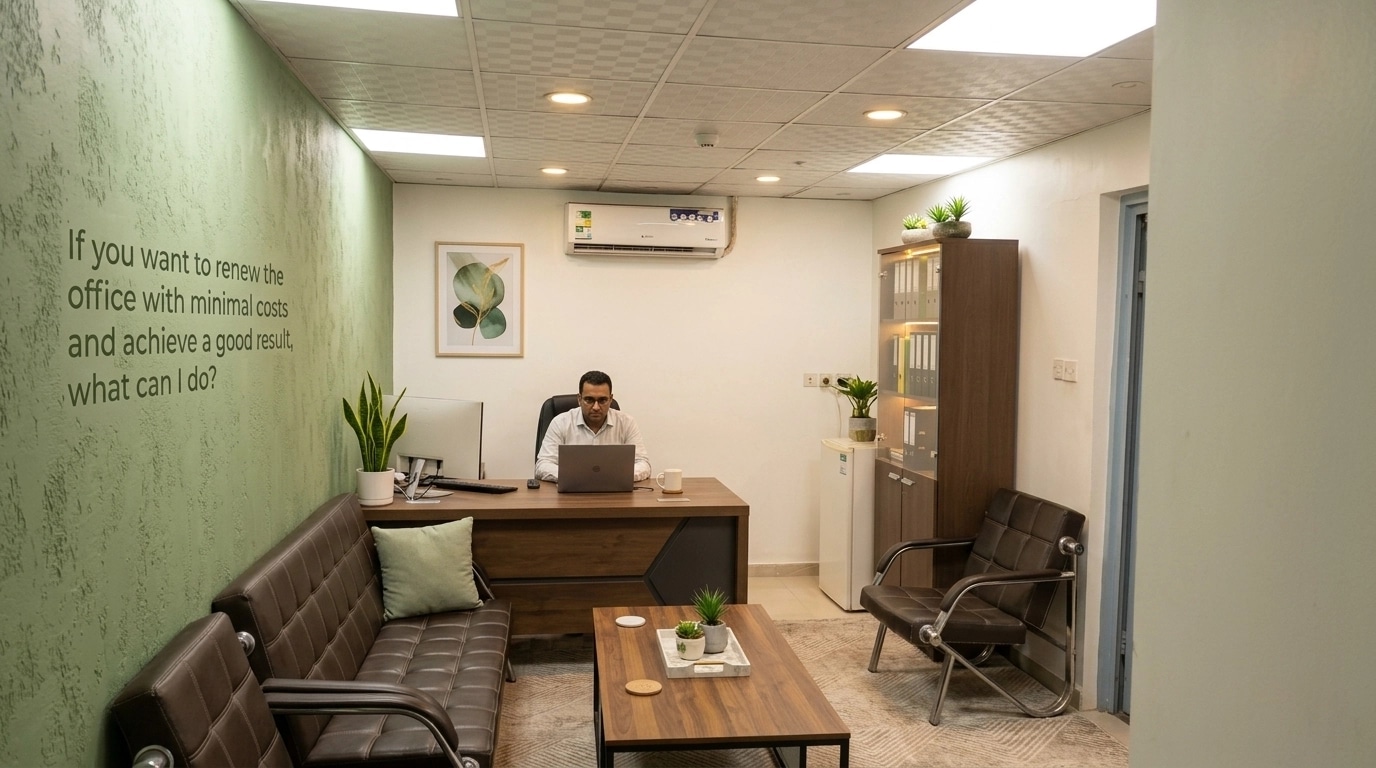 Office interior in no_style style — photo by GenRoom AI