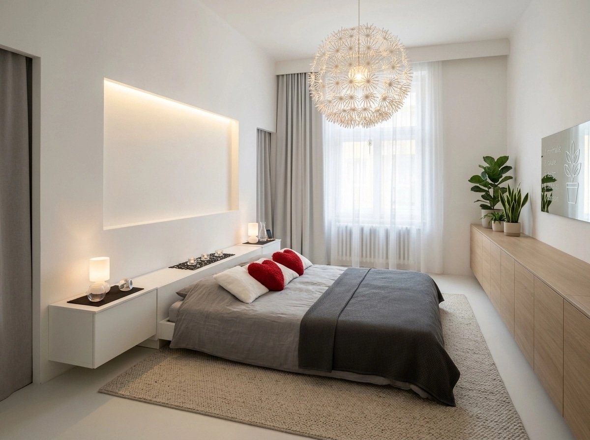 Minimalism Bedroom design — interior photo by GenRoom AI