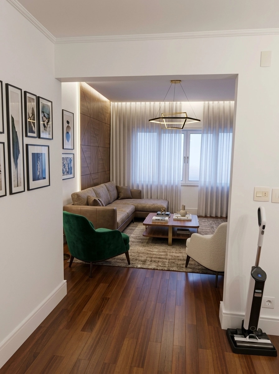 Interior design in Contemporary style — Living Room by GenRoom AI