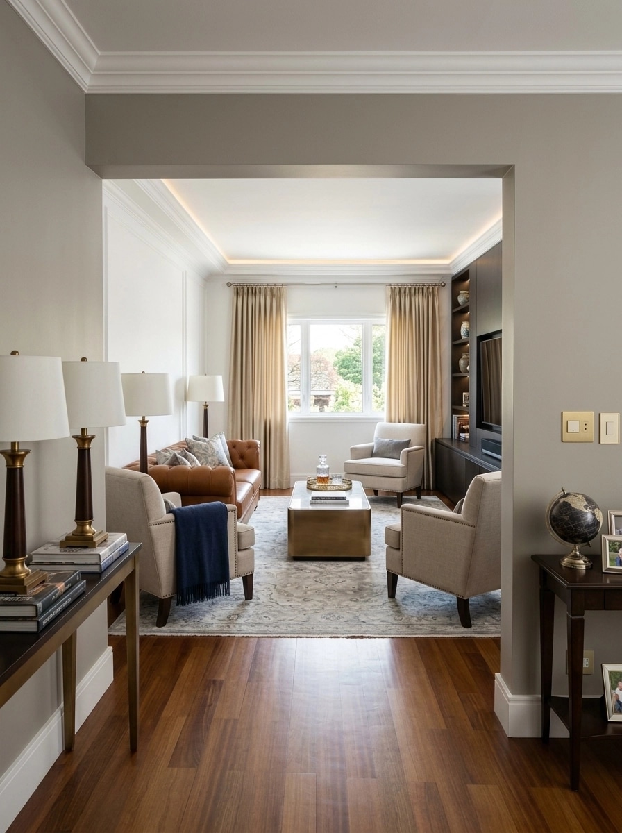 Interior design in Transitional style — Living Room by GenRoom AI