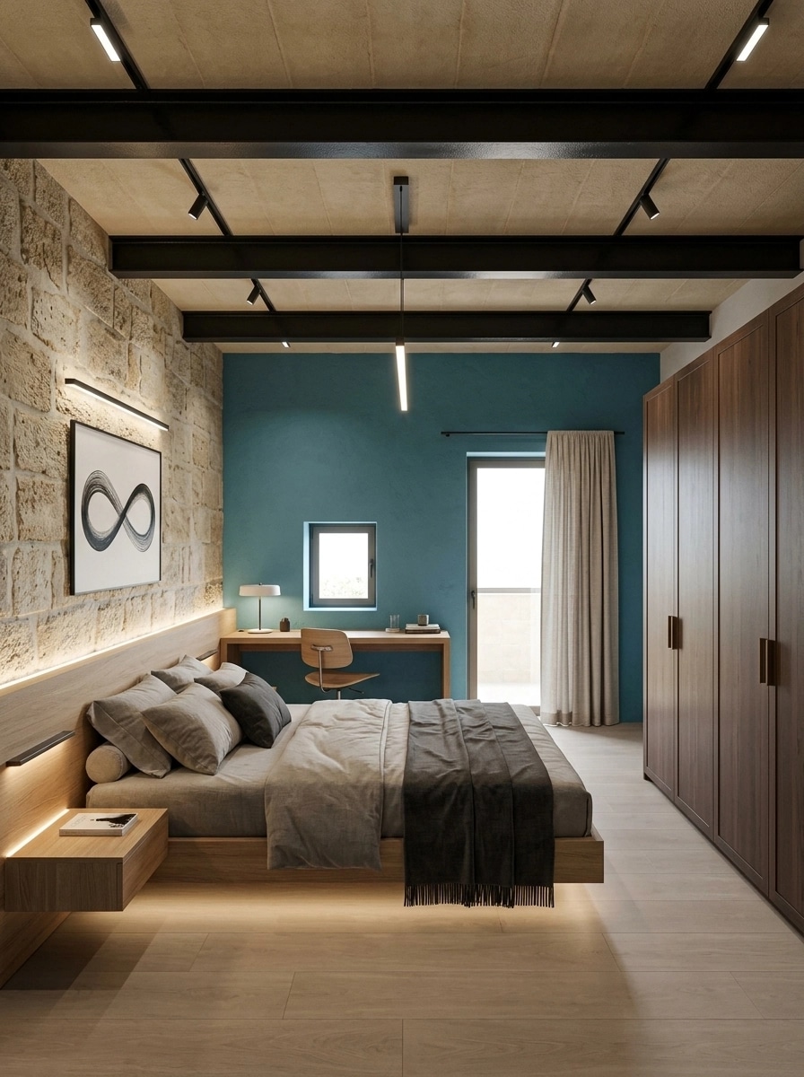 Minimalism Bedroom design — interior photo by GenRoom AI