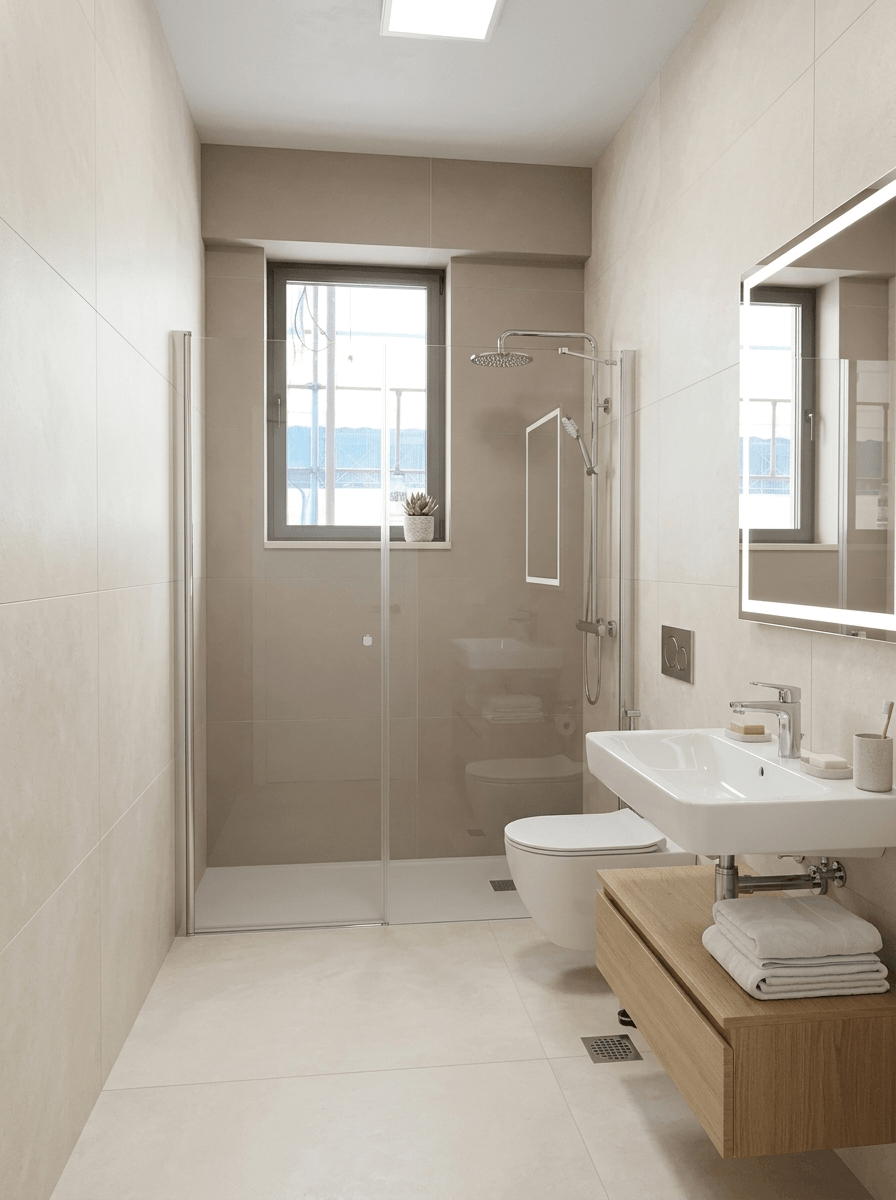 Bathroom interior in no_style style — photo by GenRoom AI